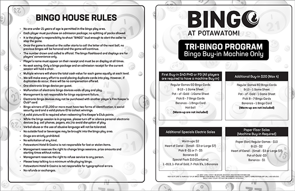 potawatomi casino restaurant